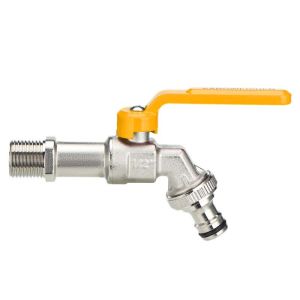 Frost Resistant Outdoor Heavy Duty Brass Double Outlet Water Tap