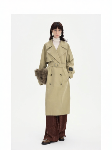 Classic Double Breasted Long Coat