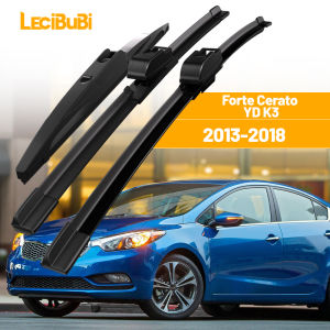 1 Bộ KIA Forte Cerato YD K3 2013-2018 Lưỡi Gạt Nước Kính Chắn Gió Phía Trước Và Phía Sau Cao Su Gạt Nước Kính Chắn Gió Màu Đen Dung Sai Nhiệt Độ -40 ℃ Đến +70 ℃