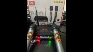 New 2 in 1 HARMAN VM229 Chargeable Wireless Microphone System  For Karaoke Party Meetting