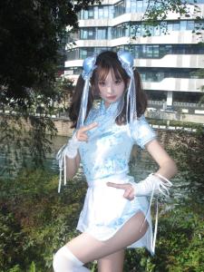 New Chinese Style Cheongsam Dress Halloween Christmas Cosplay Uniform Short Sleeve Maid Uniform Short Cheongsam Daily Wear