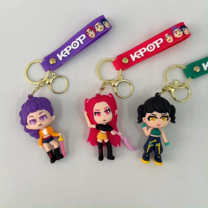 Keychain _ Kpop Demon Hunter rantai kunci loket kanak kanak hadiah Cute hanging keychain children kids gift 儿童吊坠挂饰钥匙圈
