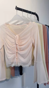 MODAMYTH OS02 - Atasan Lengan Panjang 1 Set Cardigan Plus Tanktop Knitwear / Setelan Atasan Wanita Korean Style / Atasan Casual Polos Wanita