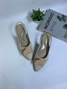 Futto.chic sepatu flat mules wanita cantik slip-on felisya pita S06
