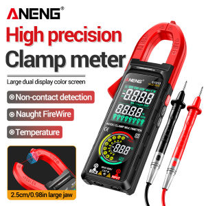 ANENG | Multimeter Clamp Meter Smart Digital DC/AC Current Reverse Screen Dual Screen Display Non-contact Detector Tools ANENG ST213