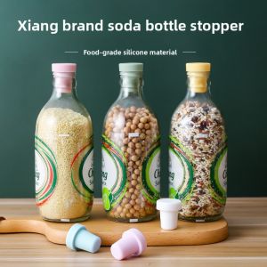 Plastic Elephant Bottle Stopper Sealed Glass Bottle Cap Soda Water Bubble Water Seal Lid for Wine And Liquor Storage