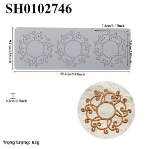 Bó Hoa Lúa Mì & Hình Dạng Cỏ Cao Cổ Sugarcraft Khuôn Silicon Ren Thảm Chocolate Chip Món Tráng Miệng Trang Trí Dụng Cụ Thân Thiện Với Môi Trường Phụ Kiện Nhà Bếp