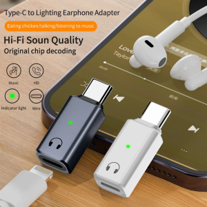 Bộ chuyển đổi IOS Nữ sang Type C Nam cho Xiaomi Huawei POCO Bộ chuyển đổi tai nghe có dây OTG USBC sang lightning