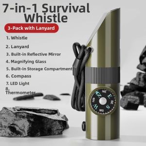 Survival Whistle with Multi-Tool