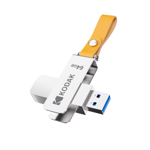 KODAK USB 3.1 แฟลชไดรฟ์ USB โลหะ 64GB 128GB 256GB ไดรฟ์ปากกาบุคลิกภาพความคิดสร้างสรรค์รถเพลงของขวัญ USB ความเร็วสูง PenDrive