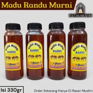 Madu Randu Murni 330gr – 100% Alami Kaya Manfaat untuk Daya Tahan Tubuh!