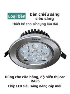 SUNPAI LIGHTING | Adjustable Focus High Light LED Spotlight for Showcases Galleries