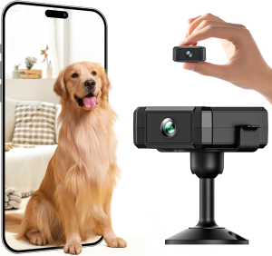 Camera An Ninh Không Dây Mini 4K WiFi Camera Giám Sát Camera Trông Trẻ Với Góc Quay 180 Độ °   Camera IP Full-HD 1080P Phát Hiện Chuyển Động Bằng Ống Kính Xoay