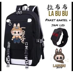 Tas Ransel 2in1 Labubu Ransel Anak Sekolah SD SMP SMA