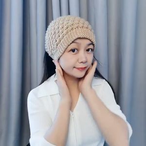 Women Warmers Knitted Headbands Soft Stretch Turban Pineapple Crochet Head Wraps Scarf for Girls