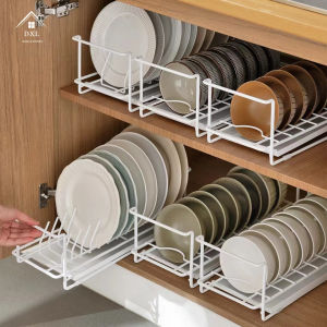 DXL Kitchen Rack Dish Plate Bowl Storage Rack Home Cupboard Storage Rack Dishes Rack Bowl Rack Multi-functional Bowl Rack