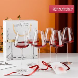 BANGBEBE | Elegant Luxury Crystal Wine Glasses Burgundy Type