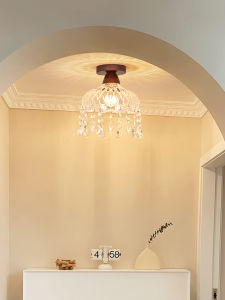 DGY | Vintage Luxe Ceiling Light for Corridor Wooden Glass