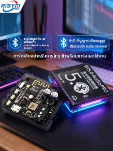Risym | Bluetooth 5.0 Lossless Audio Receiver Module Car Amplifier Playback-While-Charging Call Support Sound Card Function