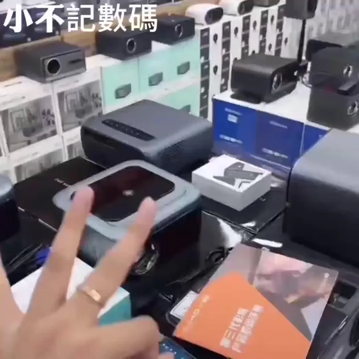 (ready stock)Projector 1080P HD projection Mini portable 4K Home Theater bedroom outdoor camping projection 投影仪