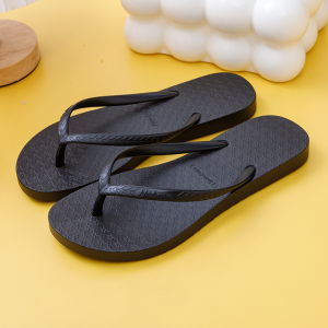 Flip Flop Womens Fashion Summer Beach Sandals Couples Anti-Slip Flat Heel Clip-On Slides for Daily Use