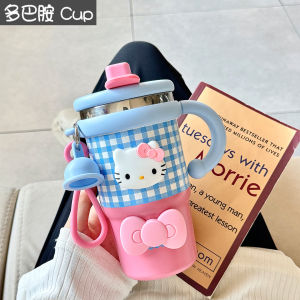 Cốc Thép Không Gỉ Cách Nhiệt 600ml Cho Nữ Cốc Cà Phê Văn Phòng Có Ống Hút Cốc Nước Giữ Nhiệt Cốc Nước Giữ Nhiệt