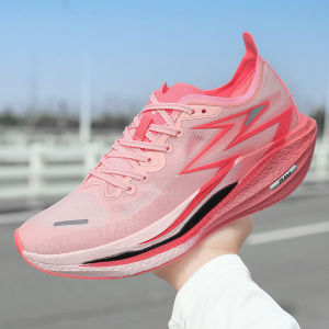Professional Marathon Running Shoes Full-Palm Carbon Plate Racing Shoes Shock Absorption Rebound Sports Shoes Training Shoes Men