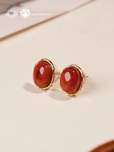 POTALA PALACE | High-end Red Agate Earrings