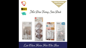 Móc Dán Tường Inox Chắc Chắn Chịu Lực Cao - Đa Dạng Kích Cỡ Cho Gói