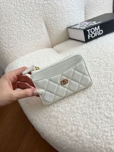 MEIFEI | Ví Ngắn Đẹp Nhỏ Gọn Có Zip Ví Tiền Ví Đựng Thẻ Da Bò