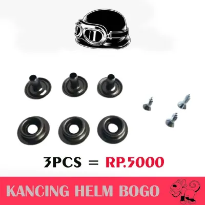 Kancing bogo original untuk helm retro carglos/m vistar