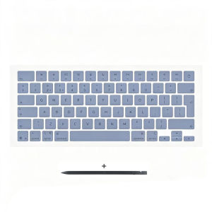 New Laptop For Macbook Neo 13" A3404 Keyboard UK Indigo Keycaps Keys Key Cap Set Repair