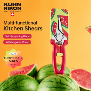KUHN RIKON Stainless Steel Kitchen Shears with Magnetic Cover Multi-functional Cut Chicken Roast Meat