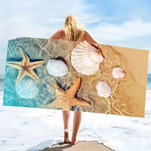 Swimming Bath Towel Microfiber Beach Towel Thin Absorbent Extra Large Towel for Beach Swimming Camping Yoga Bath Sports