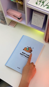 Vở kẻ ngang may dán gáy Capybara KLONG B5 100 GSM 80 120 200 trang MS: 828 829 830