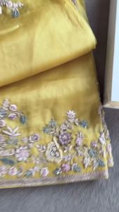 Premium Diamond Chinon Silk Saree💖💖💖