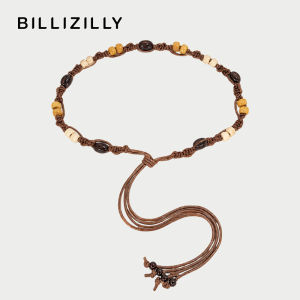 BILLI ZILLY | Retro Ethnic Handmade Waist Chain Brown