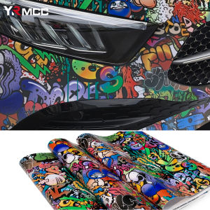 Graffiti Painting Car Film Cover Adhesive Vinyl Wrap for Motorcycles Auto Exterior Skateboards Decals Car Stickers Accessories