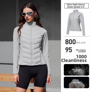 forquee | Slim Fit Lightweight Thermal White Goose Down Jacket