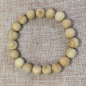 Simple Modern Style Maple Wood Beads Bracelet Unpainted Natural Color for Men And Women Handmade Carved Wooden Jewelry