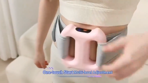 JameMirs 8 Levels Fascia Double Ring Massager Cordless Ring Shaking Muscle 4X Faster Fat Burning Shaping Body For Belly Arm LegThigh Slimming Relaxation Portable Home Yoga Tools 6 Modes＆8 Modes