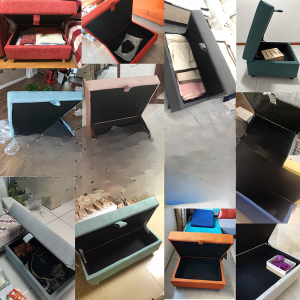 Living Room Storage Sofa Pedal Footstool Square Step Faux Leather Footstool Footstool Sofa Stool Footstool Leg Stool