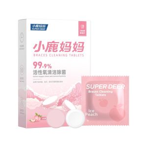 FAWN MUM | Fruit Flavor Orthodontic Retainer Aligner Denture Cleaning Tablets