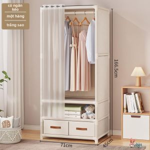 Tủ Quần Áo Nhỏ Gọn Bền Cho Không Gian Nhỏ Thuê Dễ Lắp Ráp
