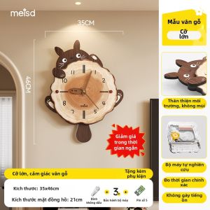 MEISD | Đồng Hồ Tường Vintage Chủ Đề Mèo Sáng Tạo