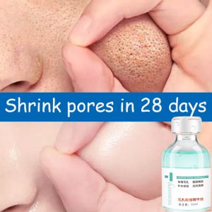 100% original pore minimizer serum 32ml 7 day pores disappear hyaluronic acid relieve dryness moisturizing dewy skin pore shrinking serum firming moisturizing oil control repairing smooth skin care effective shrink pores