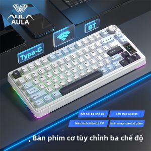 AULA | Tri-Mode Wireless Bluetooth Hot-Swap Keyboard