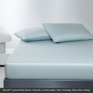 shui yang | Tencel Cooling Solid Color Fitted Sheet
