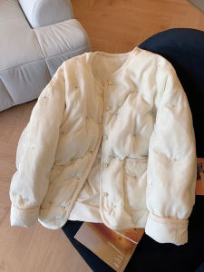 New Chinese Style Lightweight down Cotton Jacket Womens Winter Thick Short Coat Stylish Small Size National Style Short Quilted Coat