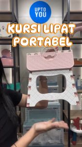 Kursi Lipat Mini Plastik Bangku Lipat Portable